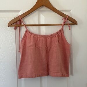 Women’s Peach Adorable Crop Top By LA Hearts Size Small